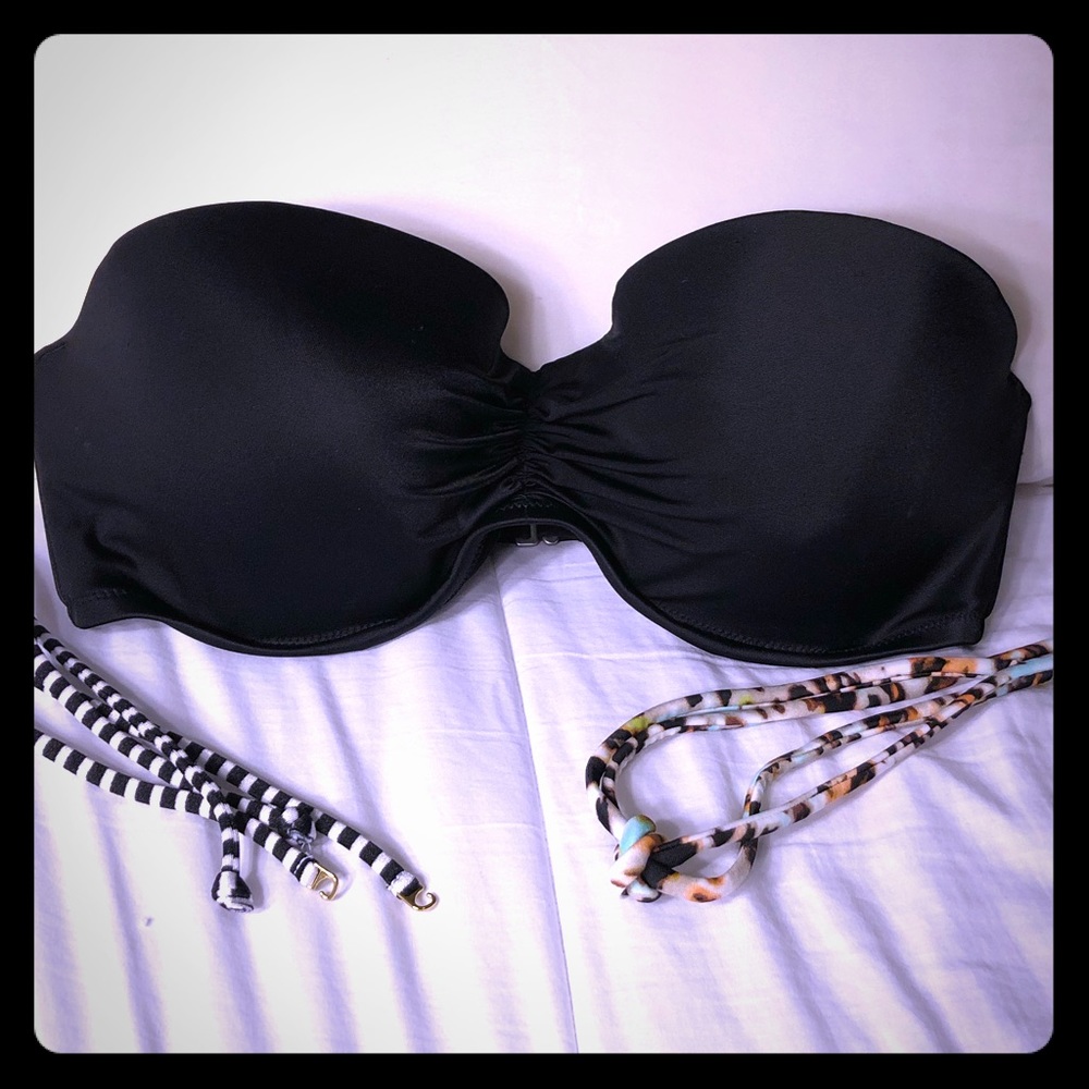 👙VS Bandeau Bikini Top with Removable Straps